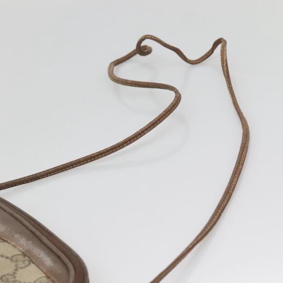 GUCCI GG Supreme Shoulder Bag Pvc Beige Gold 56 02 068 - Picture 9 of 12